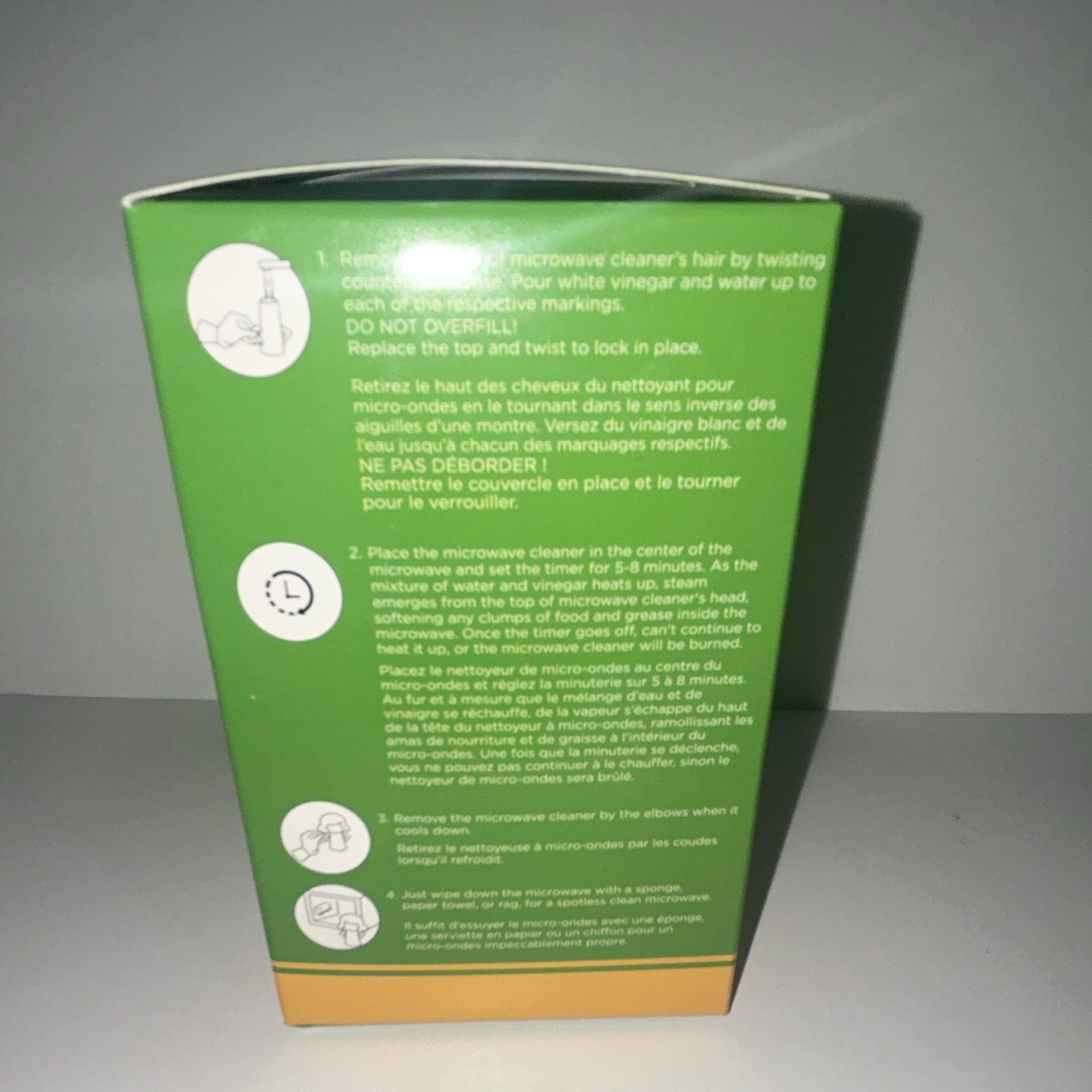 Microwave Steam Cleaner Tool, Microwave Safe, Unscented, 1 Pack