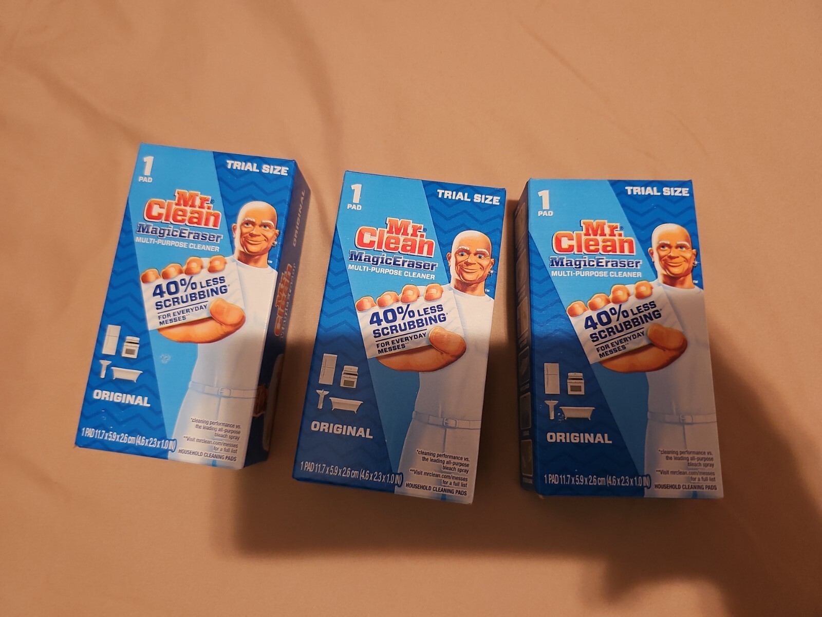 1 Mr.Clean Orignal Magic Eraser 2x Stronger New . Sealed Box Lot Of 3