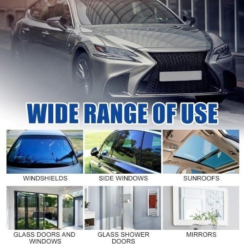 5 Fl. oz（150ML） Glass Oil Film Remover, Glass Oil Film Cleaner, Car Window Win