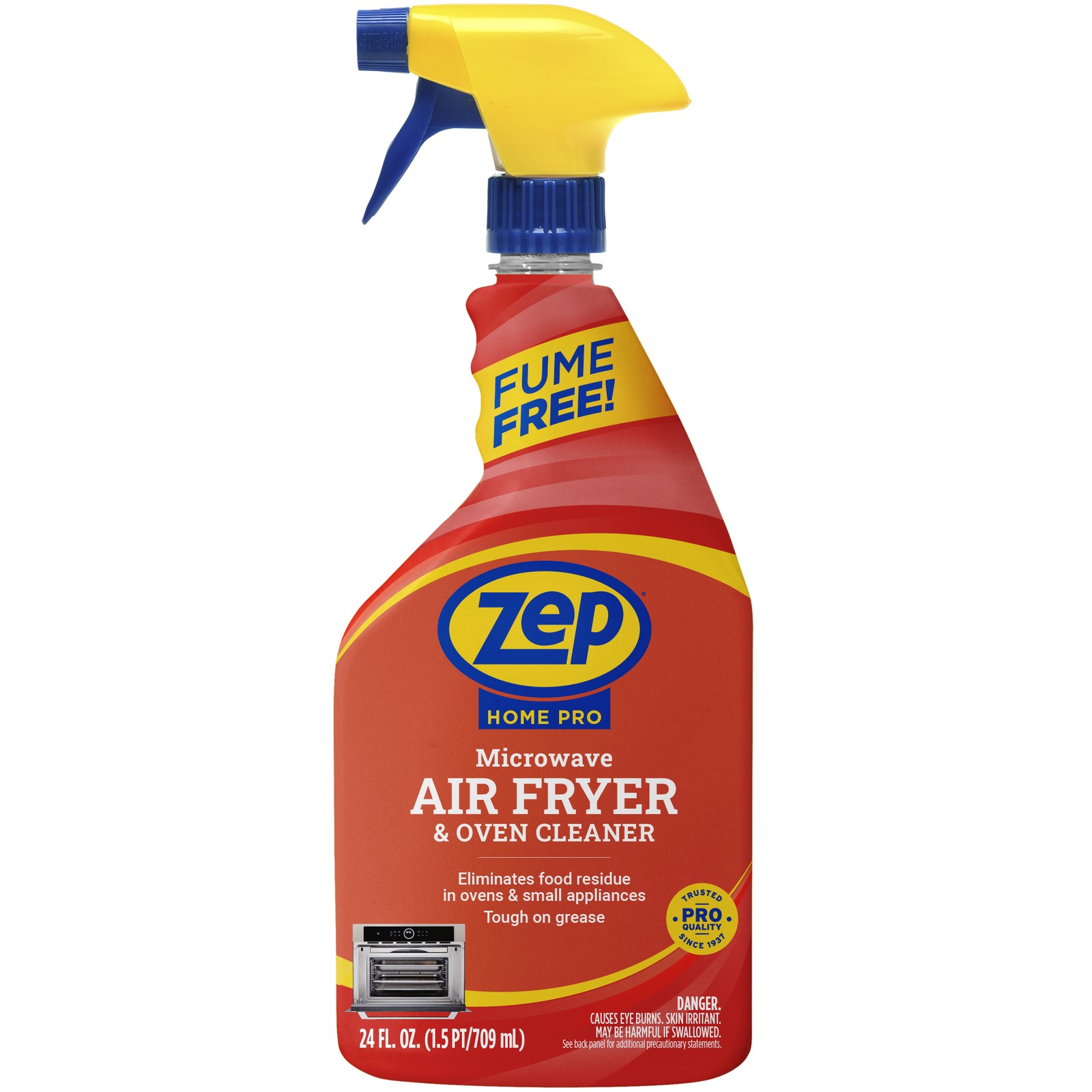 Zep Home Pro Fume-Free Air Fryer and Microwave Cleaner – 24 oz (Case of 6) –