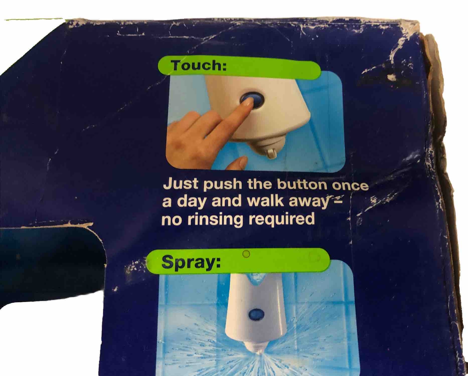 1) Scrubbing Bubbles Automatic Shower Cleaner Dual Kit w/ 2 Refills Box Damaged