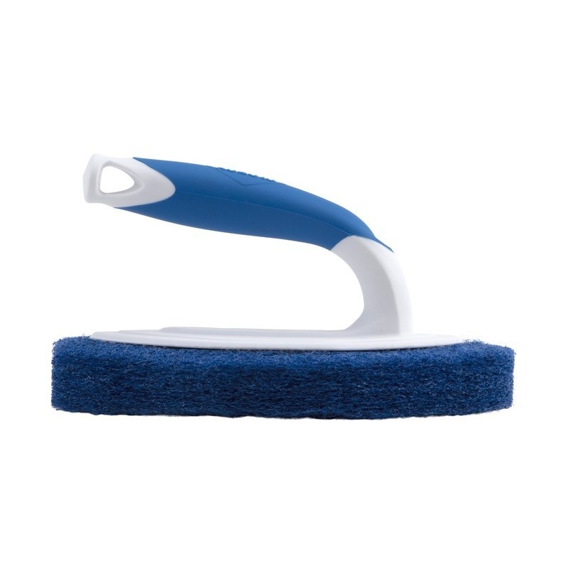 Handheld Diamond Scrubber Non-Scratch Antimicrobial Tub Tile Bath Cleaning New