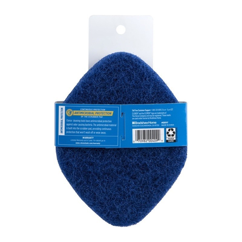 Handheld Diamond Scrubber Non-Scratch Antimicrobial Tub Tile Bath Cleaning New