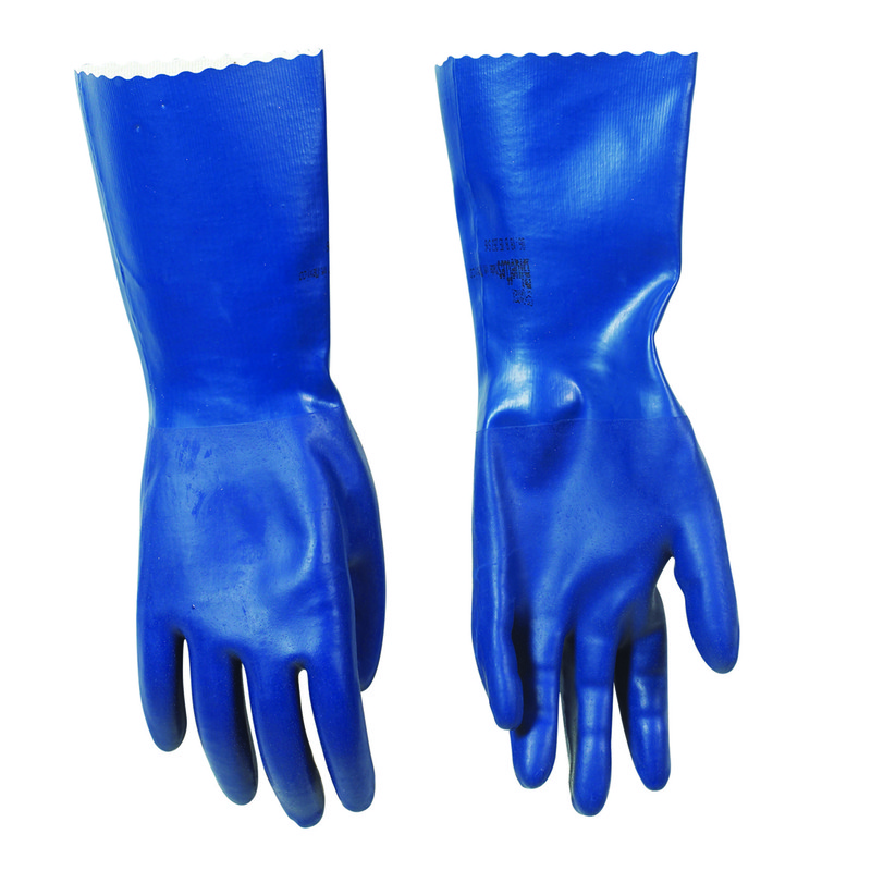 Spontex 18005 Neoprene Blue Machine Washable Latex Free Gloves Medium
