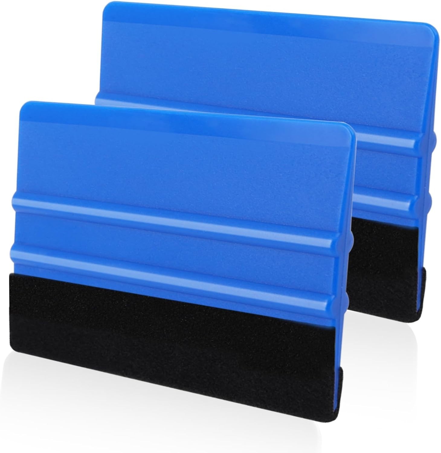 Modern Blue Felt Squeegee Kit – Scratch-Free Vinyl Application Tools, 2 Pcs