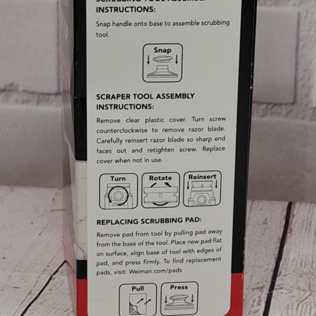 WEIMAN Complete COOK TOP CLEANING KIT Cleans & Shines ALL Glass Ceramic Cooktops