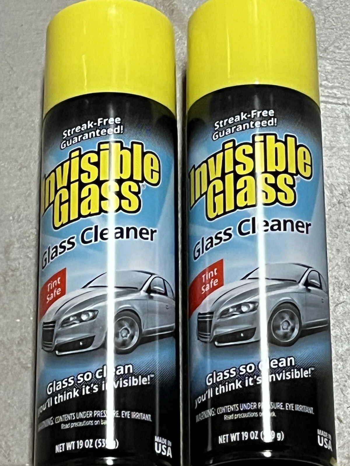Stoner 91164 Invisible Glass Cleaner Premium Aerosol Spray 2 19oz+Microfibers