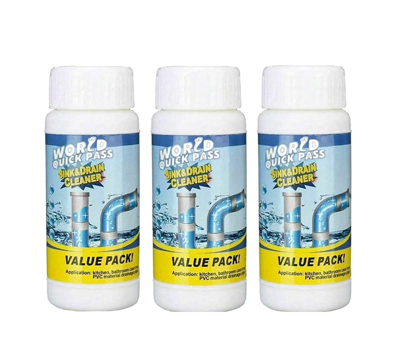 Wild Tornado Powerful Sink & Drain Cleaner High Efficiency – Clog Kitchen Sew…