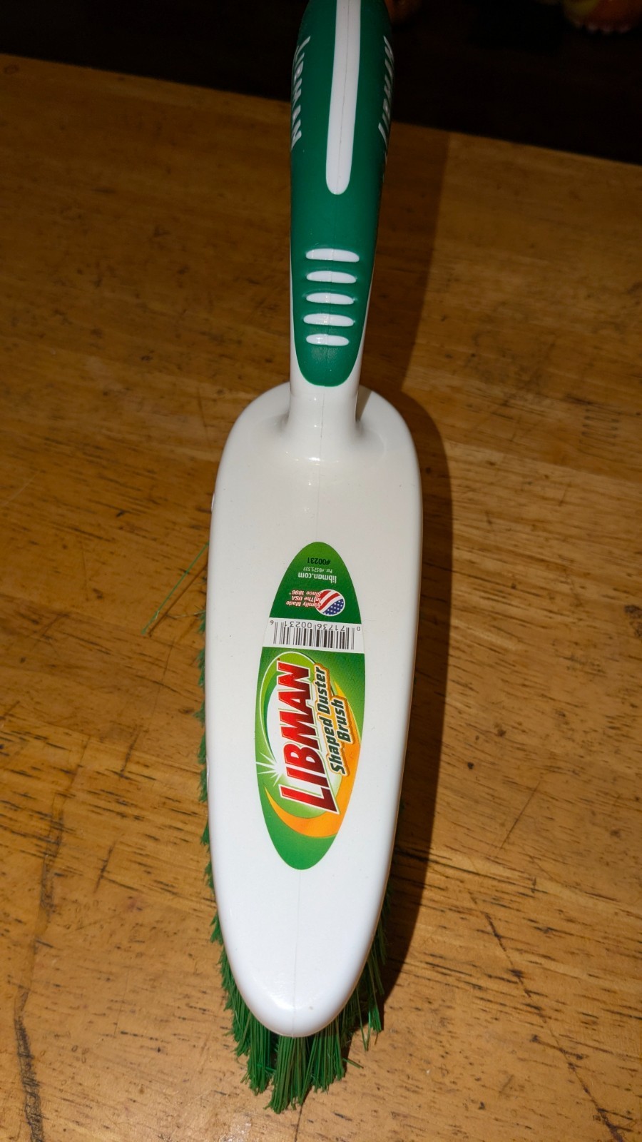 NEW with Stickers-Libman Shaped Duster Brush with Firm Handle Grip, Made in USA