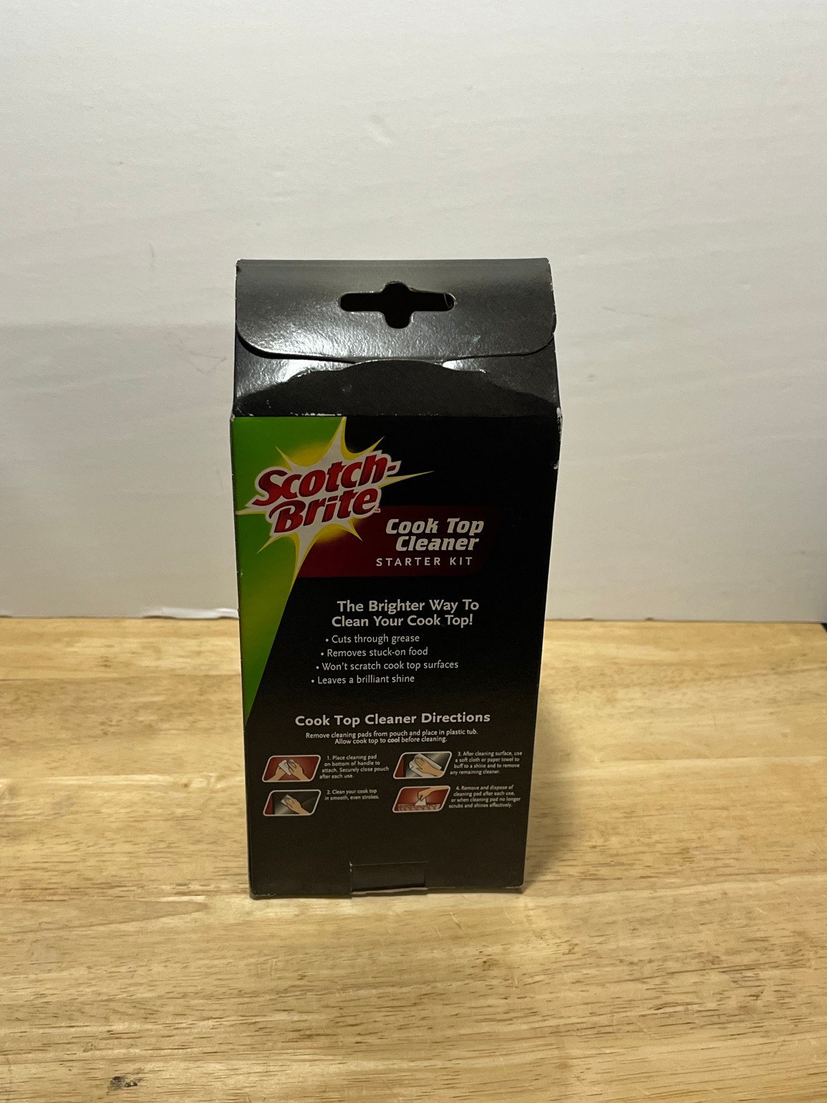 3M ~ Scotch-Brite Glass Cook Top Cleaner Starter Kit w/ 1 Handle & 6 pads ~ NIP