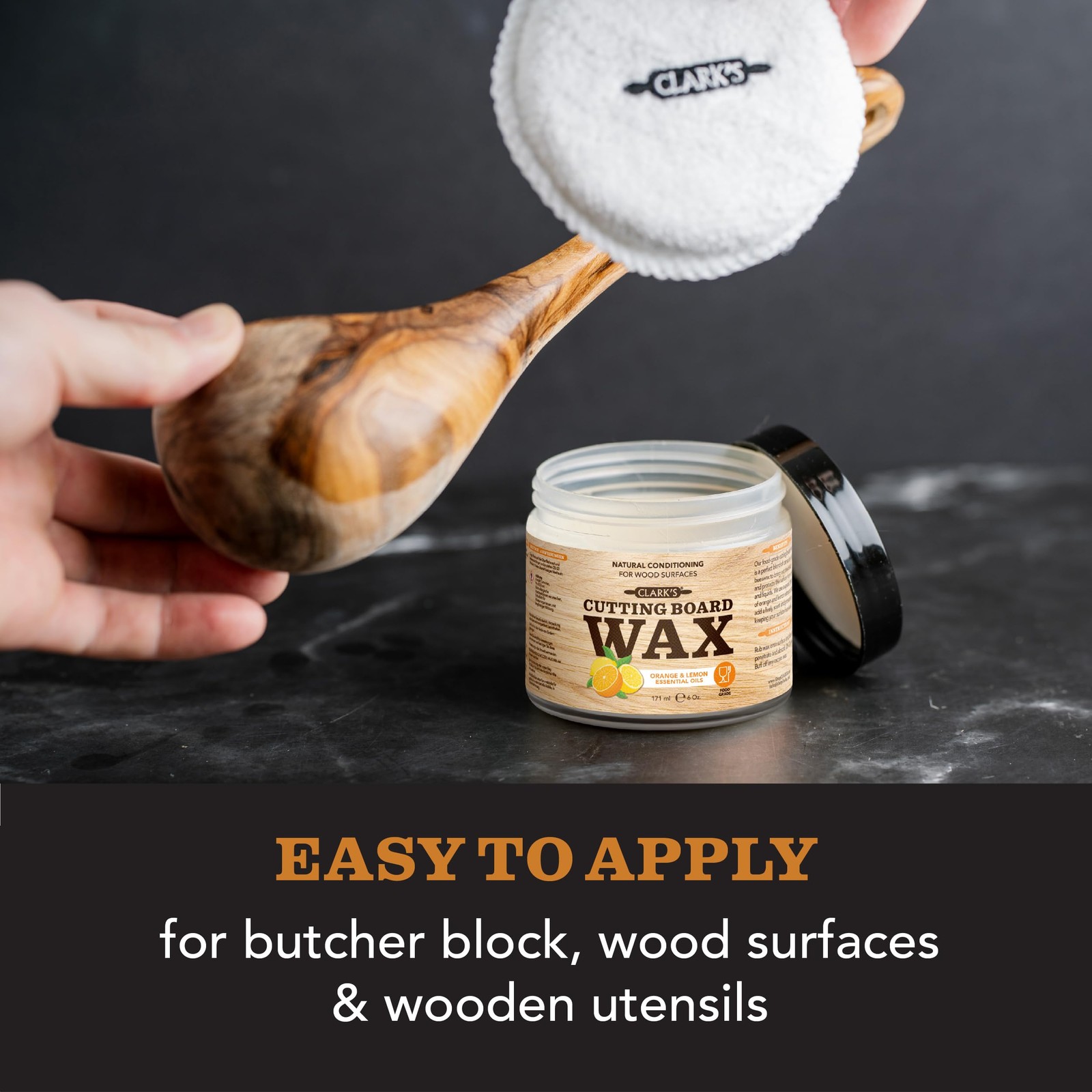 Cutting Board Wax – 2-in-1 Wood Butter & Food Mineral Oil with Beeswax – Butc…