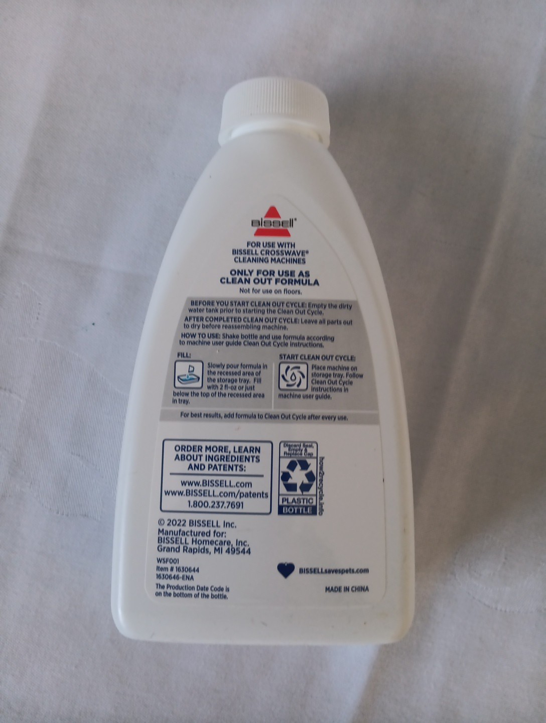 4 Bissell Crosswave Cleaner Bottles Pets Fresh Start Multi Surface Hard Floors