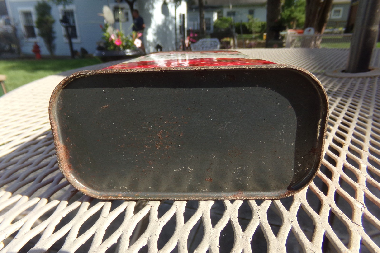 Vintage Bruce Floor Seal for Hardwood Floors Plaid TIN~FULL QUART