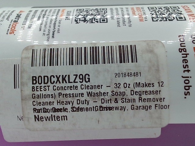 BEEST Rapid Concrete Renew Cleaner & Degreaser Heavy Duty Driveway Concrete St