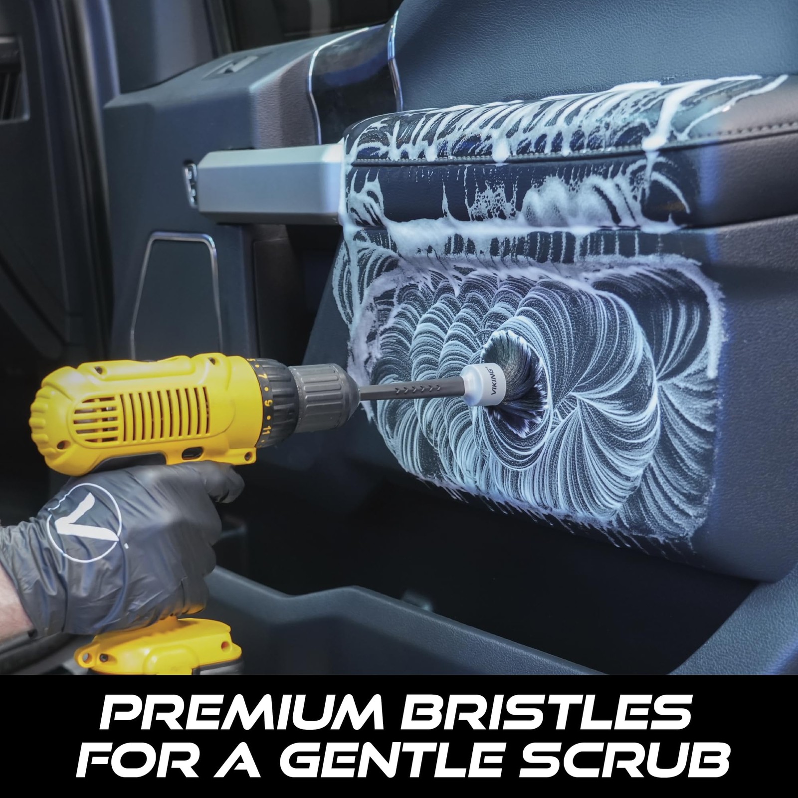 Detail Brush Set, 2 Pack for Interior and Exterior Car Detailing, Soft Bristles