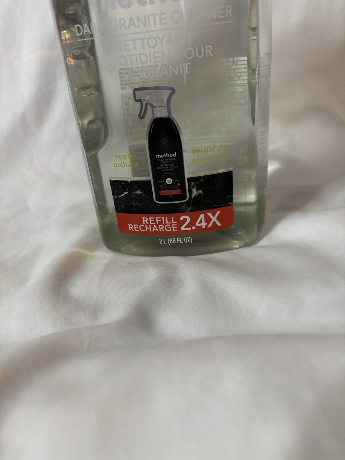 Method Daily Granite Countertop Cleaner Refill, Apple Orchard, 68 Ounce New