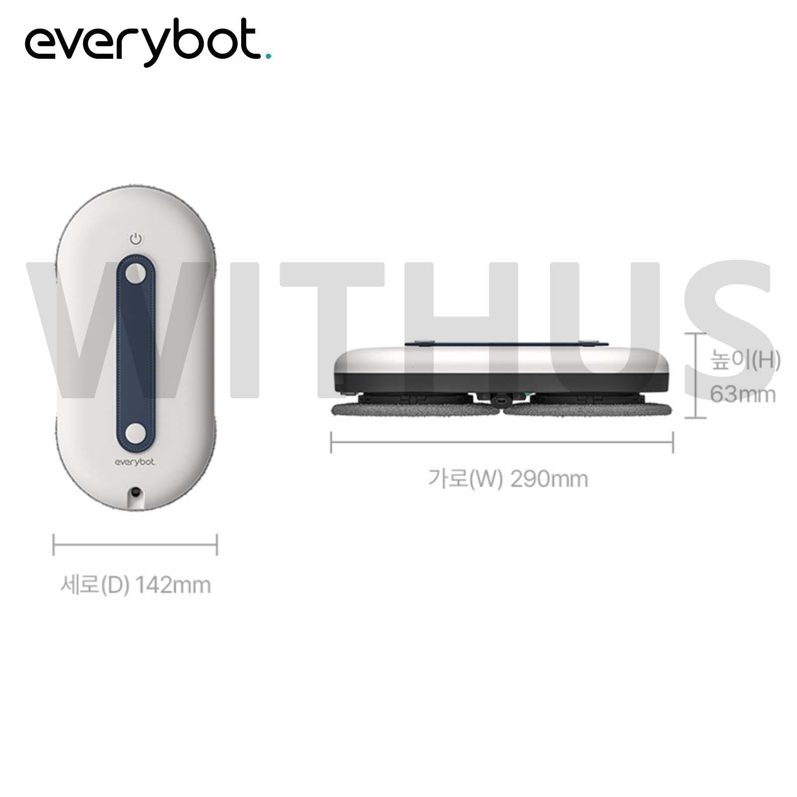 Everybot Edge Window 2 WS400 Window Mopping Robot Vacuum Cleaner – Tracking