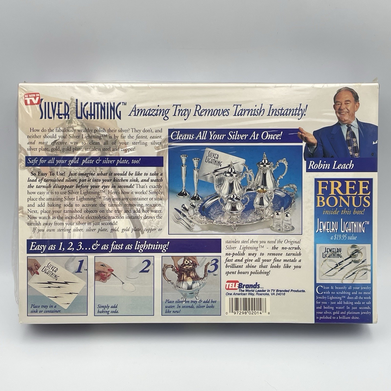 The Original Silver Lightning Tarnish Remover Gold Copper Stainless Steel ASOTV