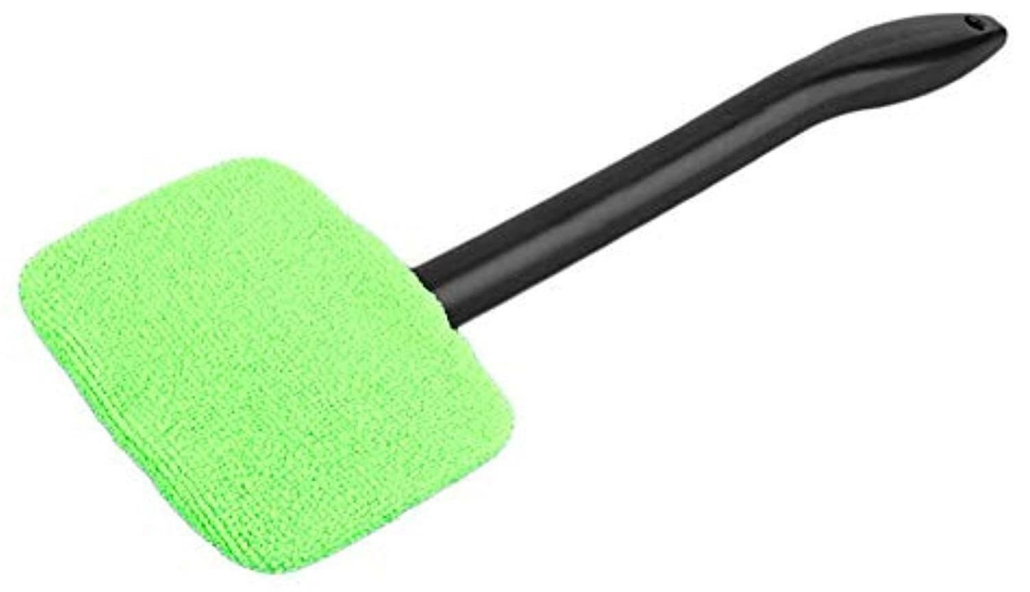 Windshield Clean Car Glass Window Cleaner Wiper 13″ Long Handle Microfiber Pad