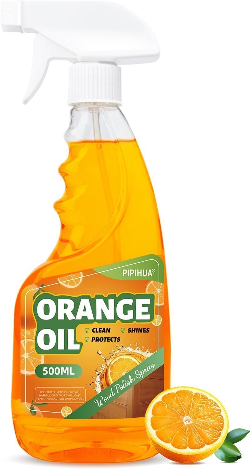 500ml Wood Cleaner & Polish Spray – Revitalize Your Furniture Naturally