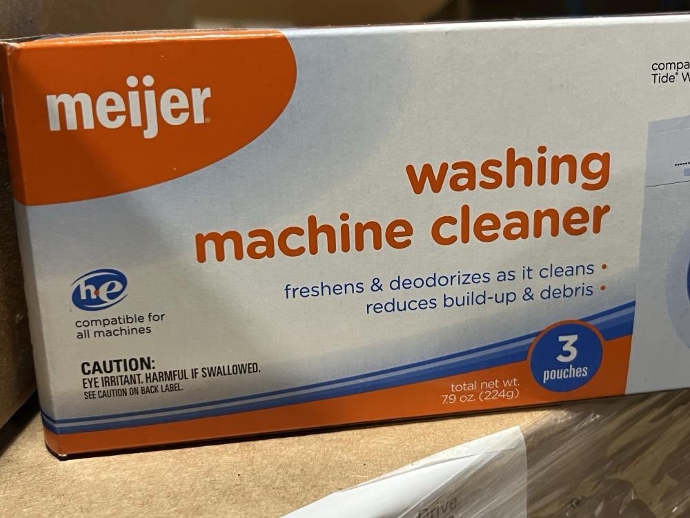 Washing Machine Cleaner, 12 Month Supply, 12 pacs, like Tide & Affresh Free Ship