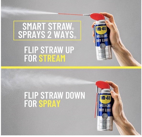 6X WD-40 Specialist Dry Lube w/ PTFE Dirt Dust Corrosion Resistant 10 Oz