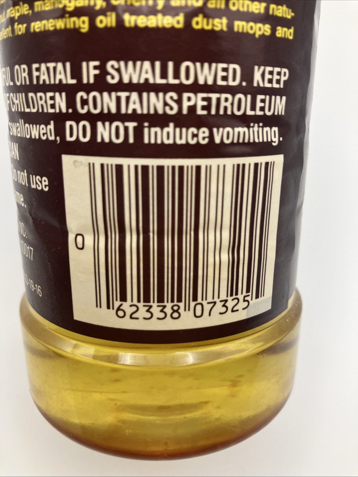 Vintage Old English Lemon Oil Furniture Polish 16 fl oz ~ 50% Full – Made In USA