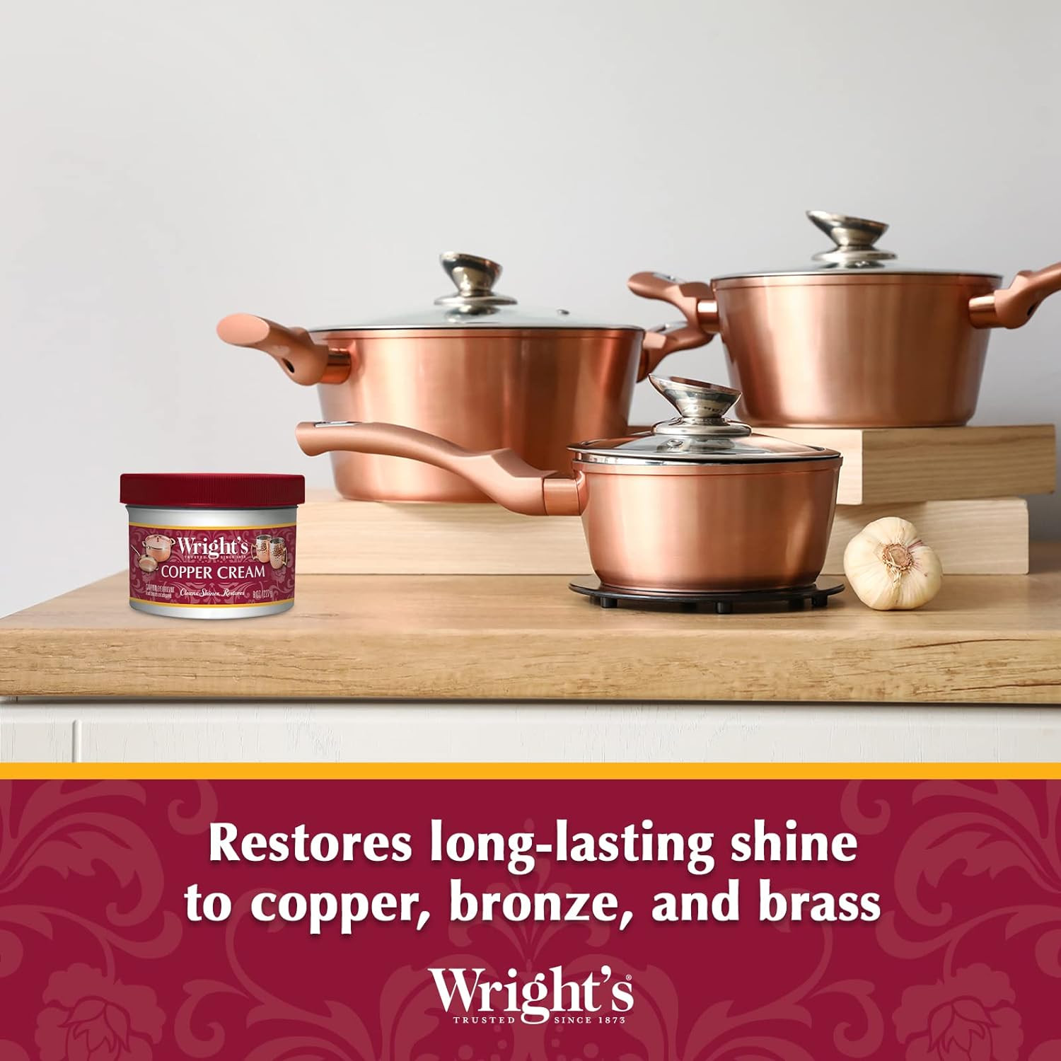 Wright’S Silver and Copper Cleaner and Polish – 8 Ounce Each – Premium Metal Pol
