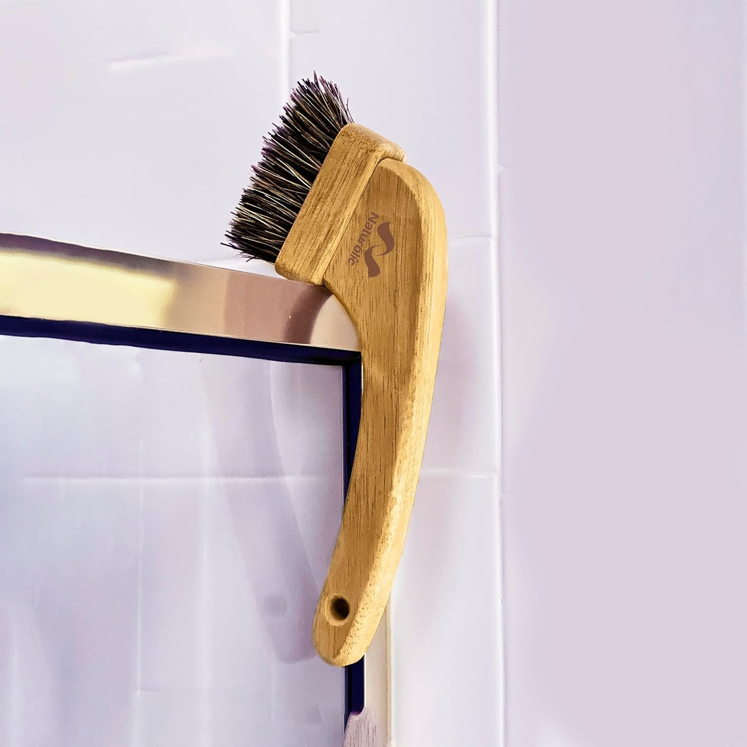 All-Natural Grout Brush Set | Wooden Cleaning Brush for Tile and Floor | Durable