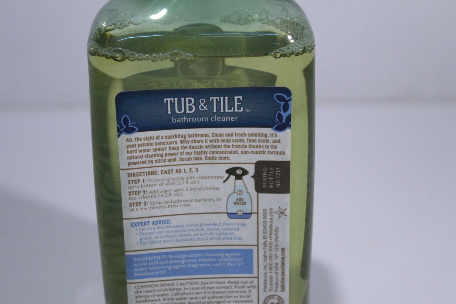 Melaleuca Tub & Tile 6x Super Concentrated Bathroom Cleaner 16oz