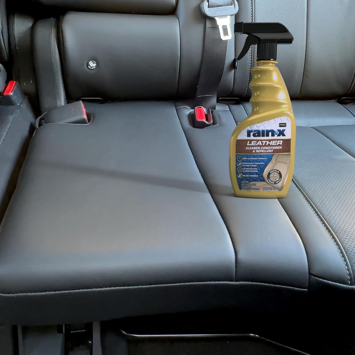 16 Oz Leather Cleaner, Conditioner & Repellent – Effortless Care for Interiors