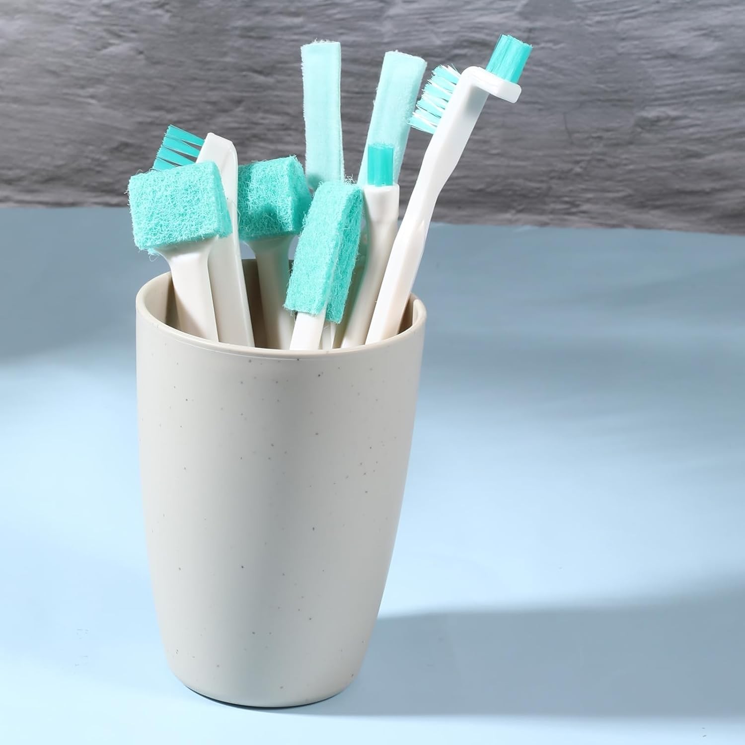 16 Pcs Small Cleaning Brushes Set Crevice Detail Scrub Tools for Tiny Spaces