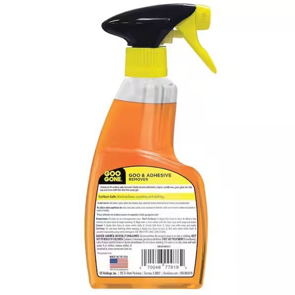 Goo Gone 12 oz. Goo and Adhesive Remover All-Purpose Cleaner Spray 2096 – The Ho
