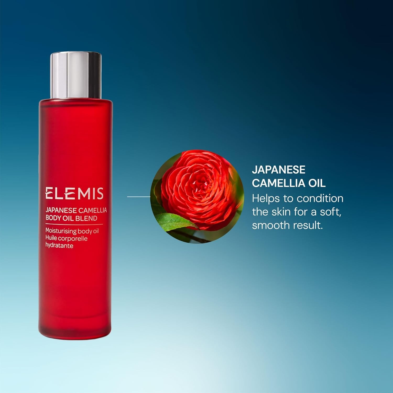 ELEMIS Japanese Camellia Body Oil Blend | Luxuriously Lightweight Body Oil Nou
