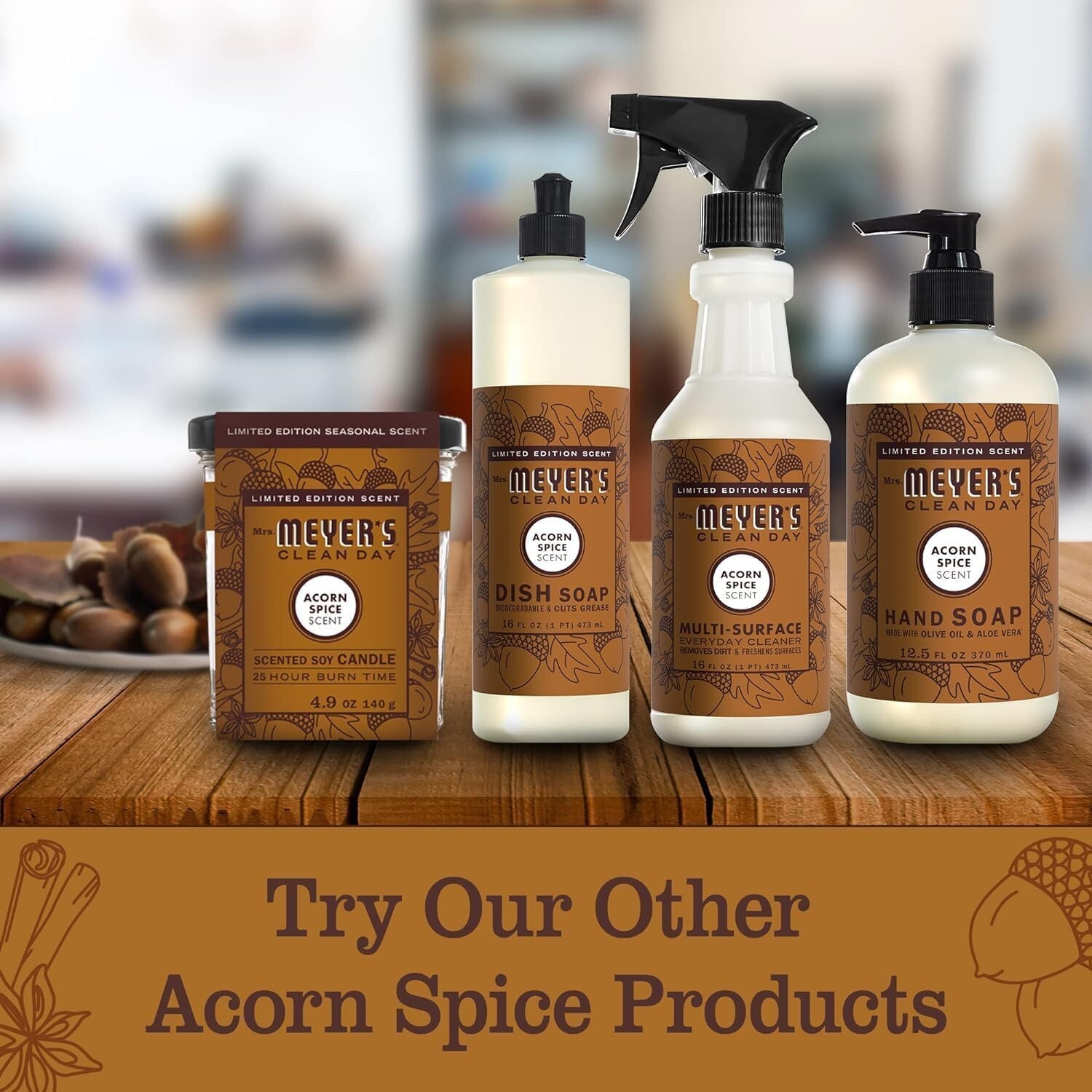 All-Purpose Cleaner Spray, Limited Edition Acorn Spice, 16 Fl. Oz – Pack of 3 3.