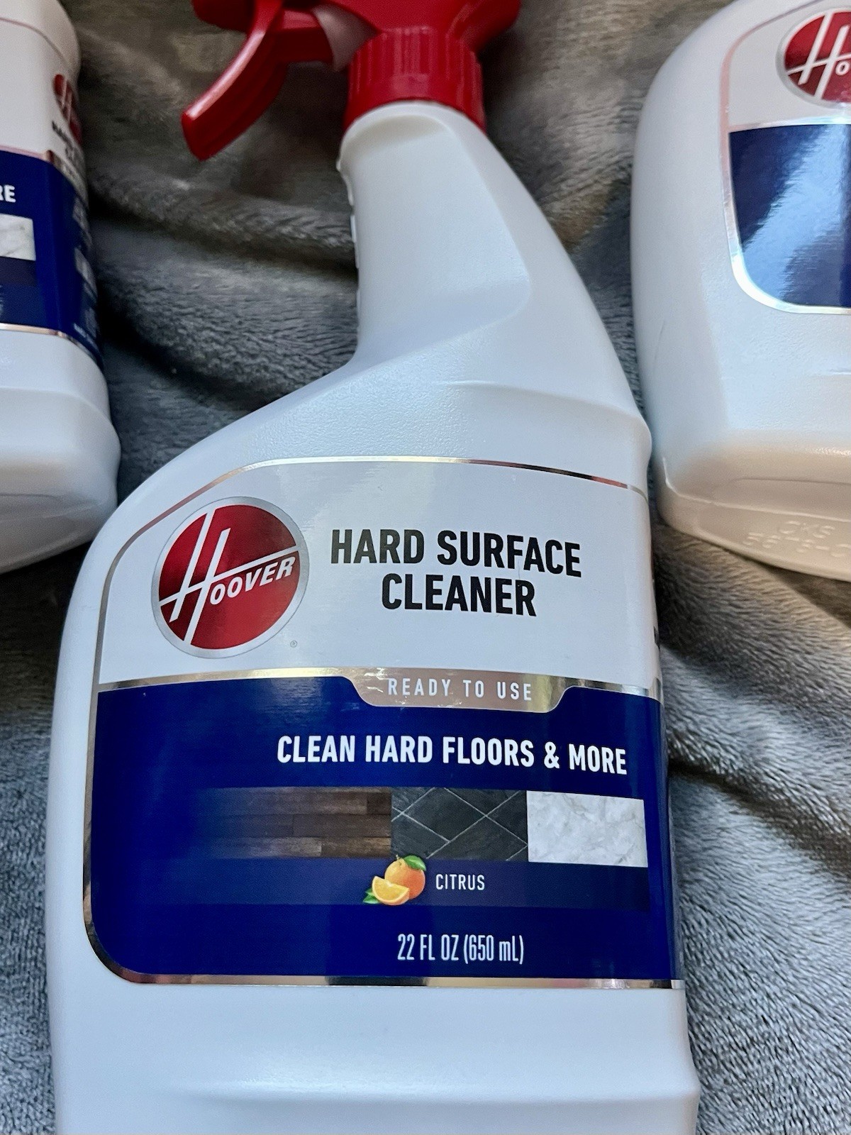 Lot Of 3- Hard Surface Cleaner for Floors & Surfaces-Hoover Ready To Use-
