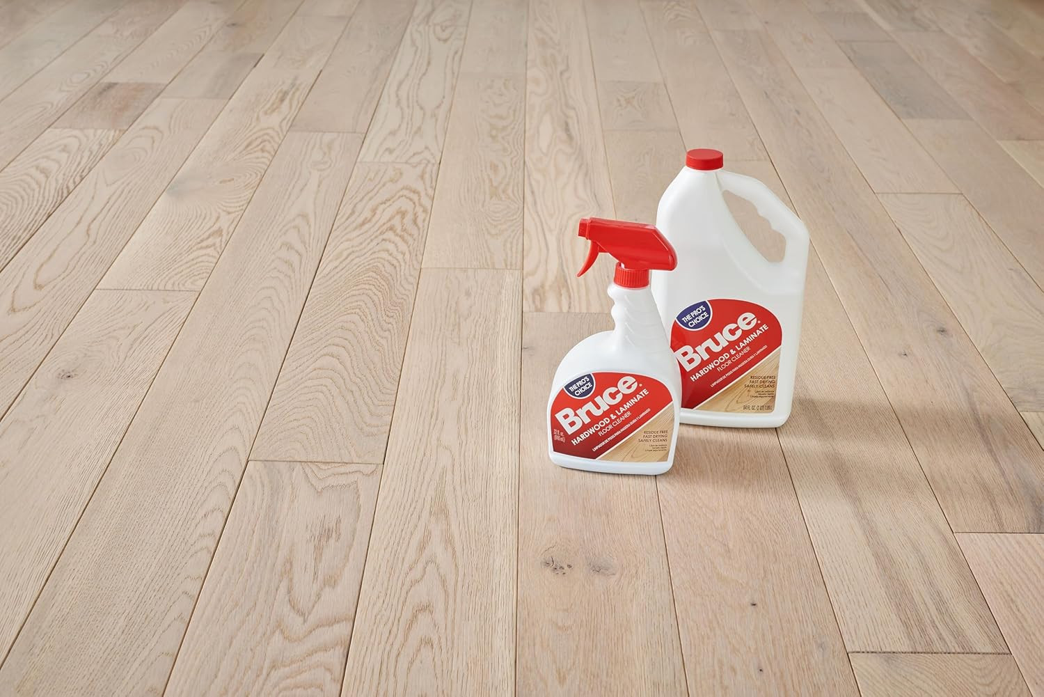 Bruce 64 Ounce Refill Hardwood And Laminate Floor Cleaner Light Blue