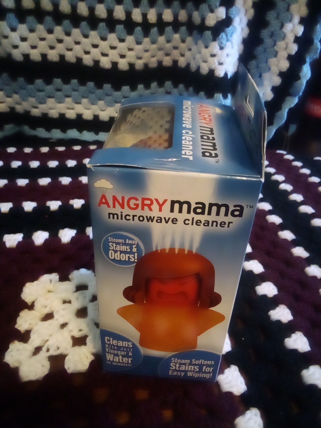 Angry Mama Microwave Fast Steam Useful Newest Cleaner Cleaning Gadget 2015 New