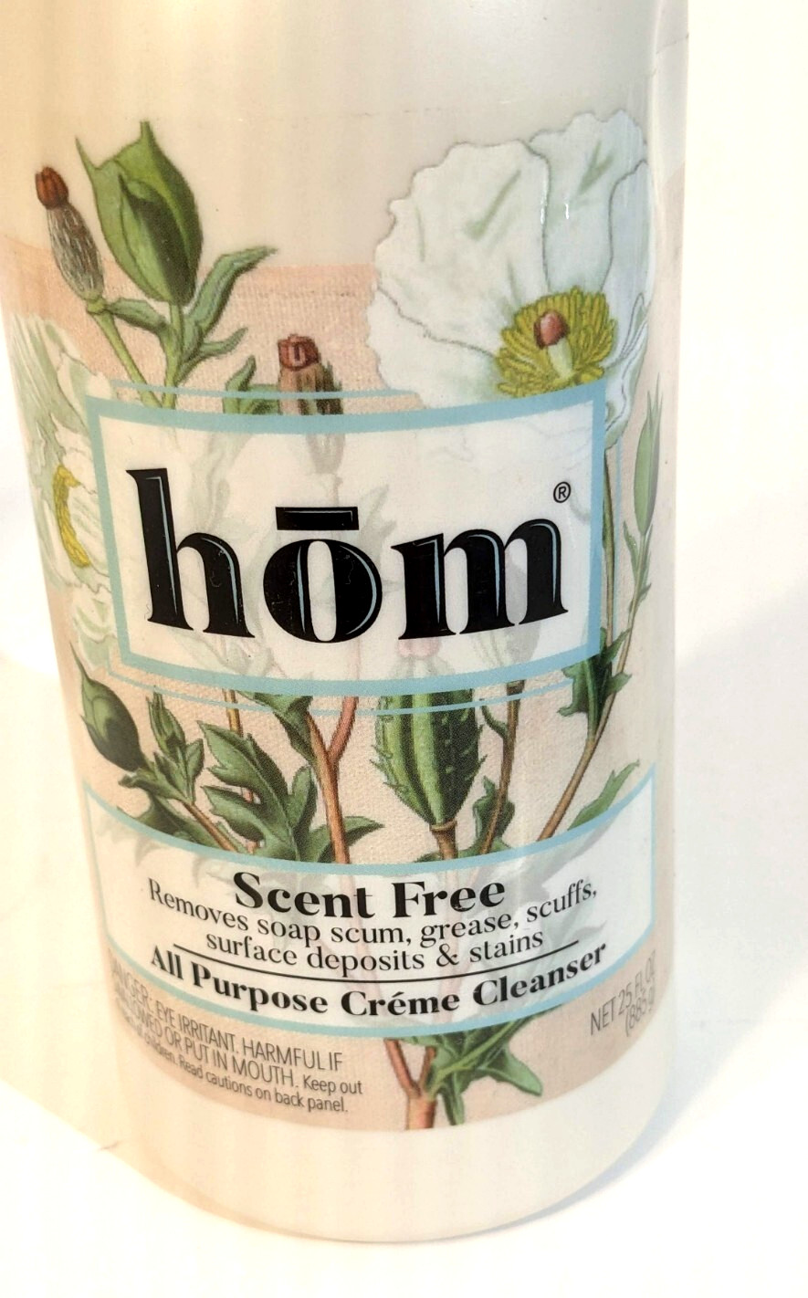 2 Hom Everyday All Purpose Creme Cleanser Cotton Breeze & Scent Free 25oz +Pumps