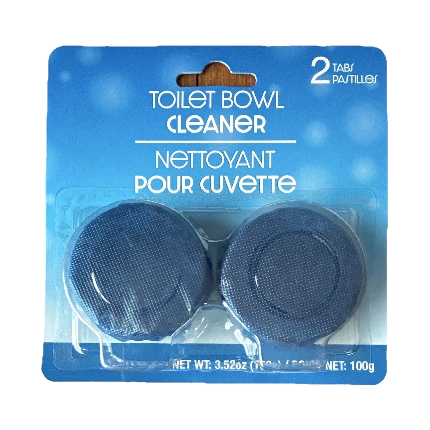 Greenbrier Toilet Bowl Cleaner Tablets, Water Soluble Blue Scent 2 Tabs 3.52 oz