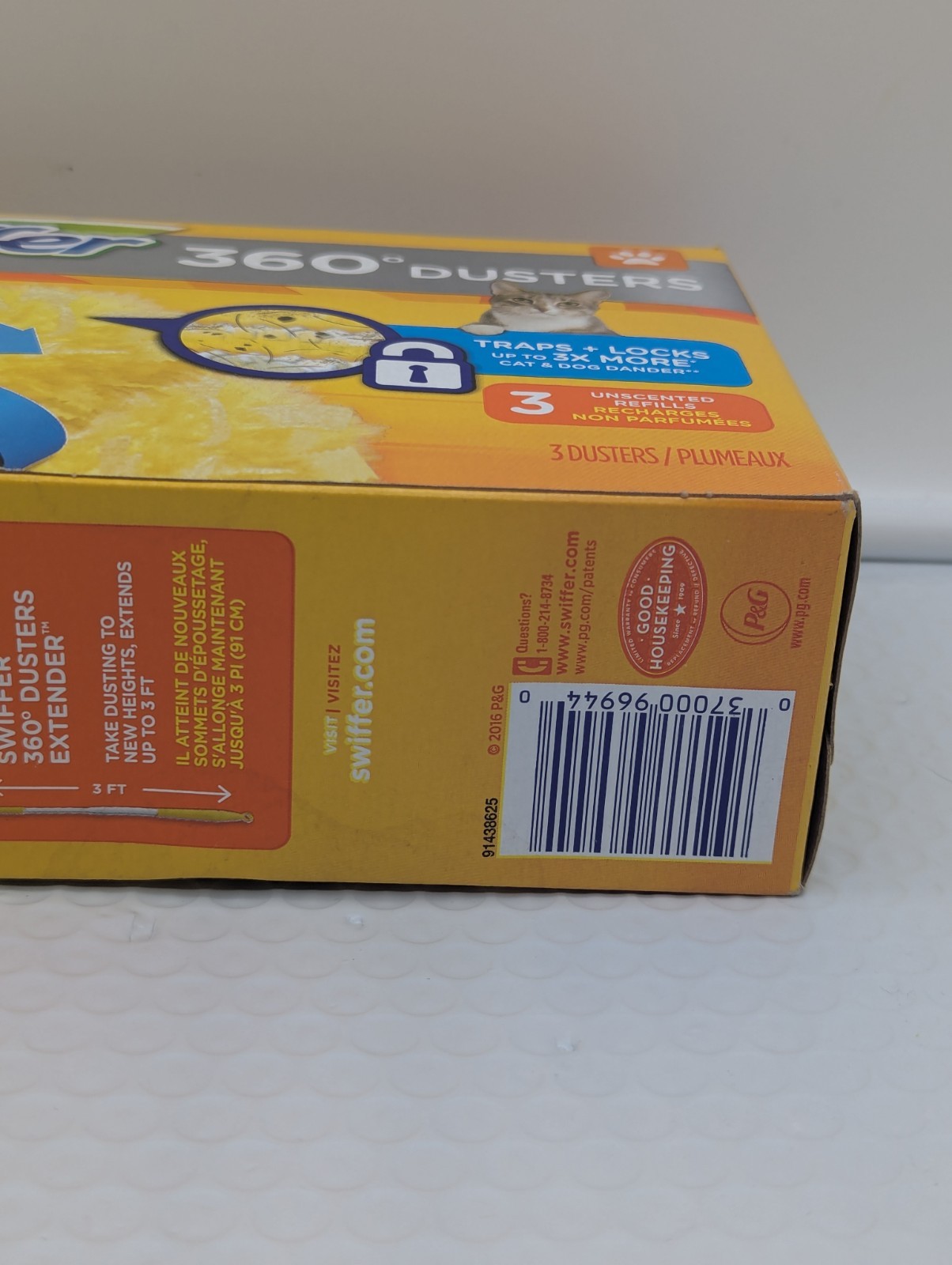 2016 Swiffer duster 360 Pet Refills Unscented 3 Pack Brand New Sealed