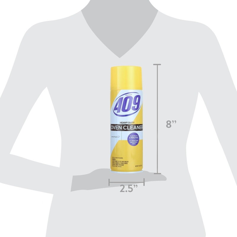 Heavy Duty Oven Cleaner Lemon Scent Powerful Grease Remover 4 Pack 14.5oz New