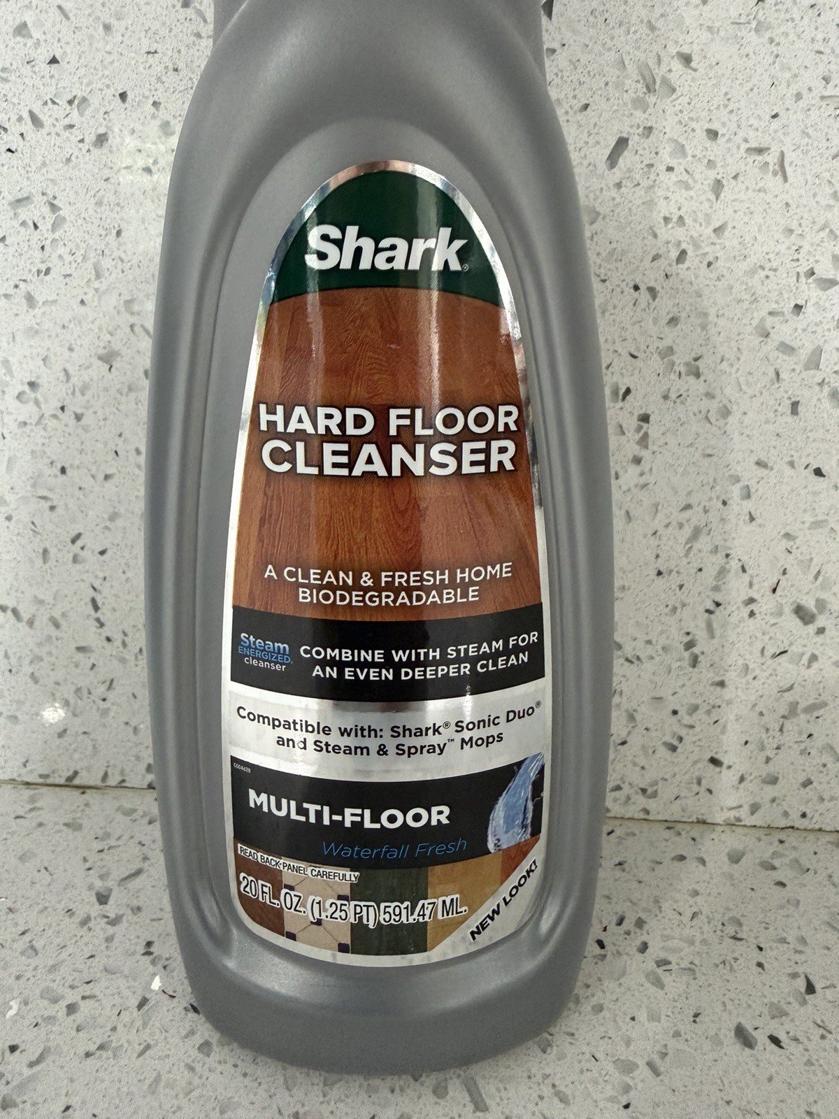 Shark Hard Floor Cleanser Multi-Floor 20 oz Waterfall Fresh Biodegradable New
