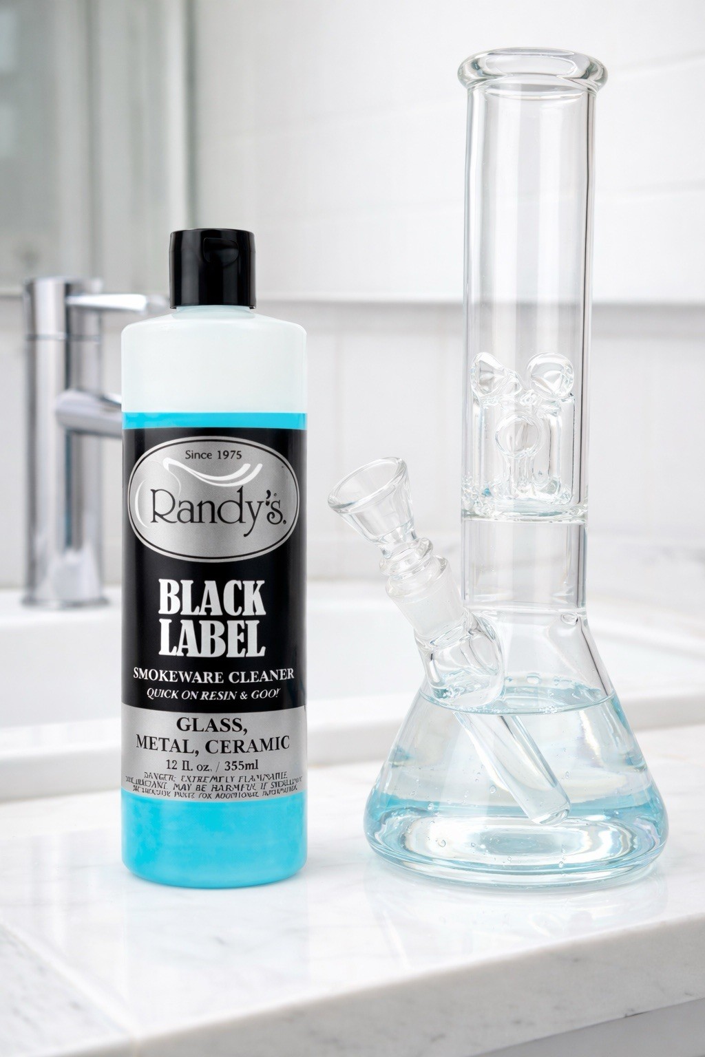 Randy’s Black Label Cleaner 8 12oz Fast Working Multi-Purpose Smokeware Cleaning