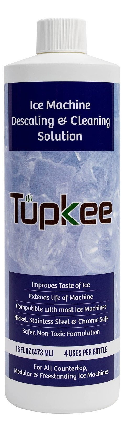Tupkee Ice Machine Cleaner Nickel Safe, 16oz Ice Maker Cleaner, Universal 3 Pack