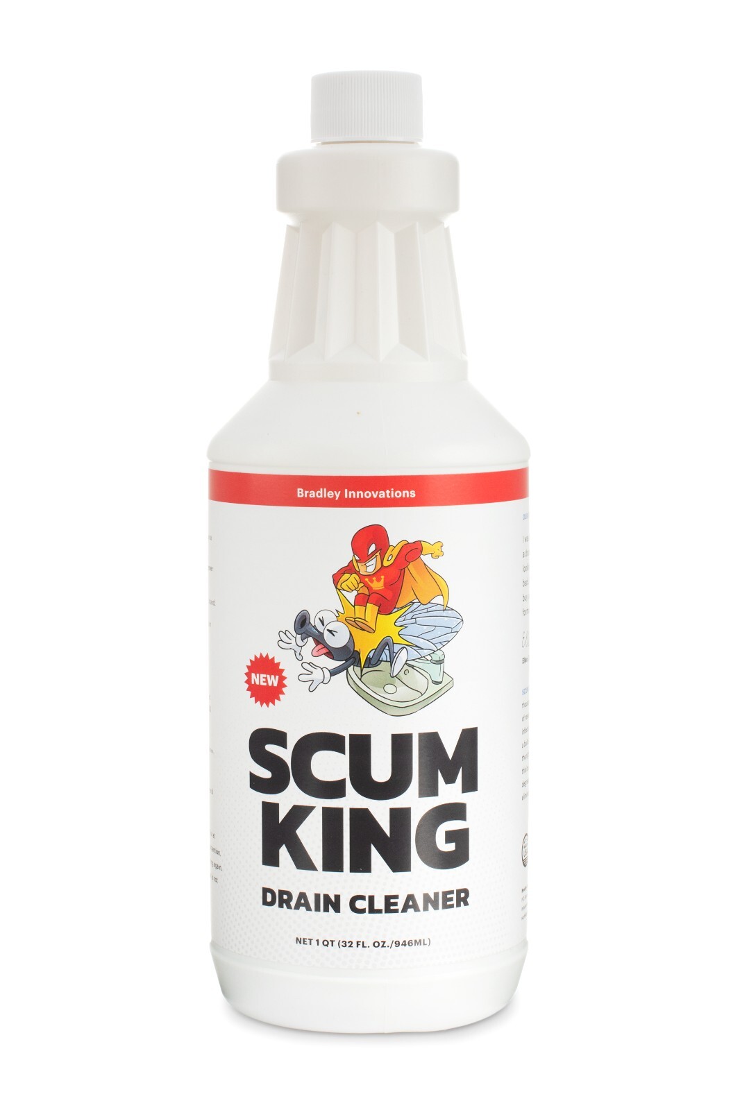 Scum King Drain Cleaner – Clean Where Drain Flies Live – 32 oz Drain Cleaner
