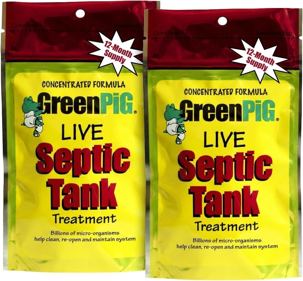 Septic Tank Treatment Packets – 8 Count