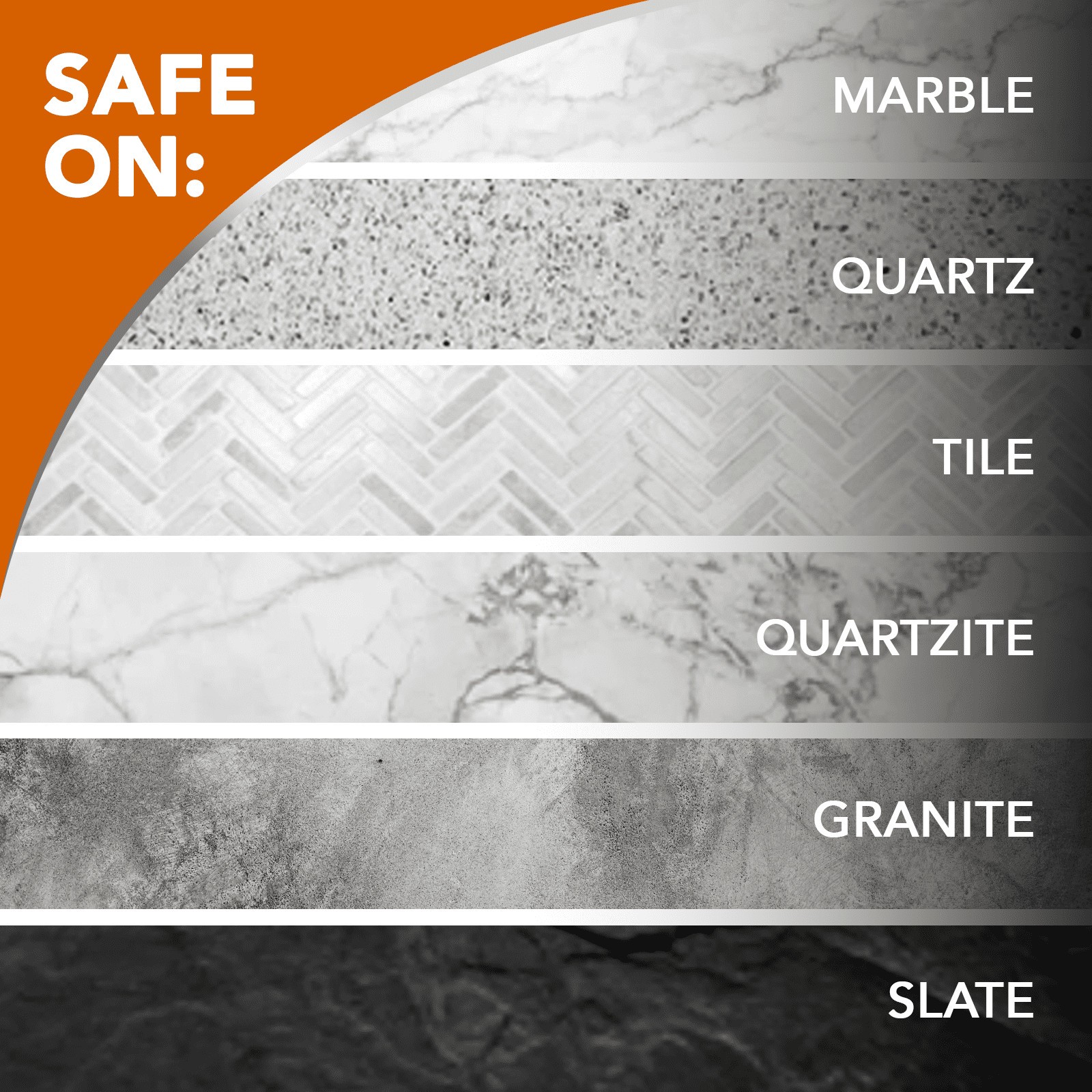 Countertop Cleaner Polish Protect Granite Stone 3 in 1 Durable Surface Formula