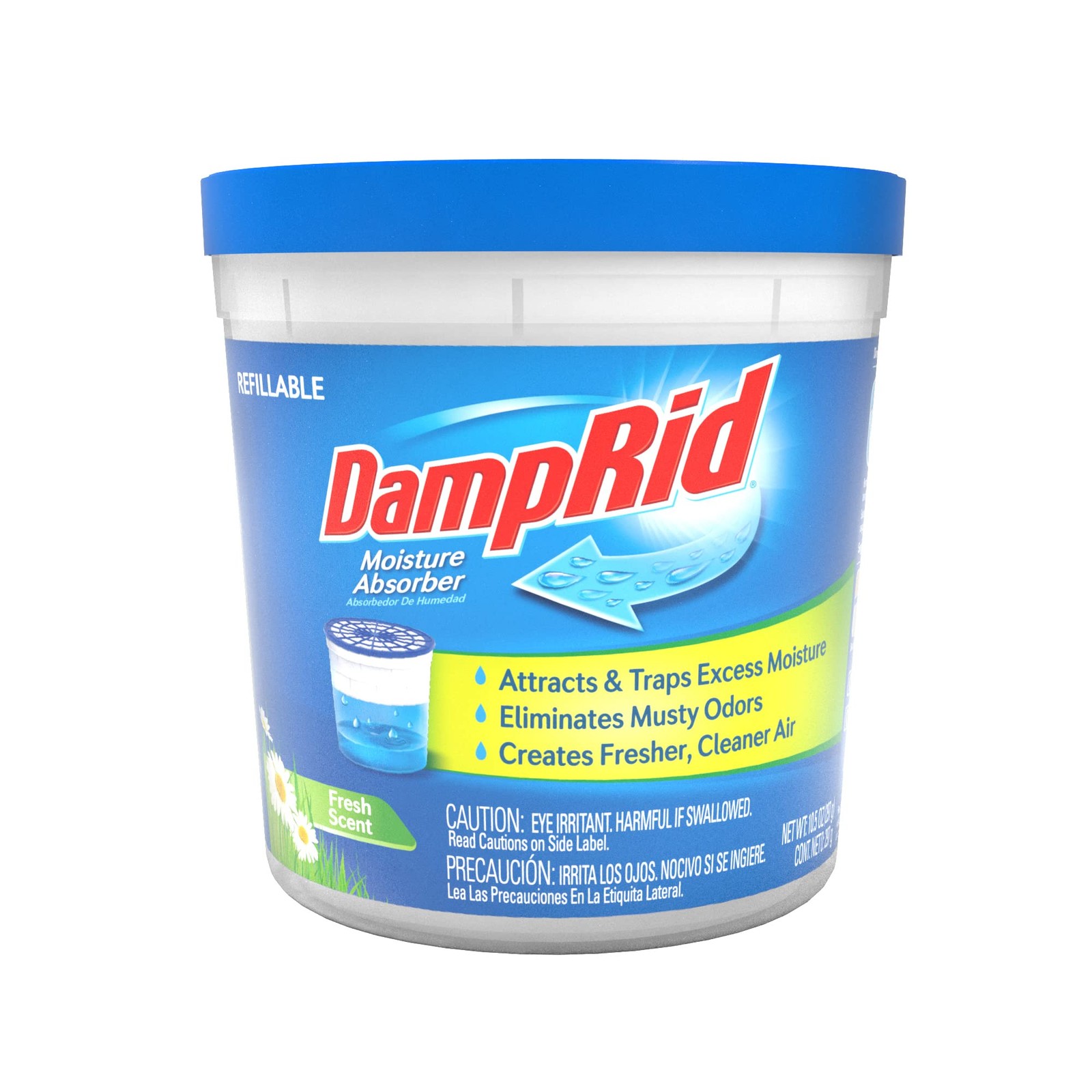 DampRid Fresh Scent Refillable Moisture 10.5 Ounce (Pack of 1),