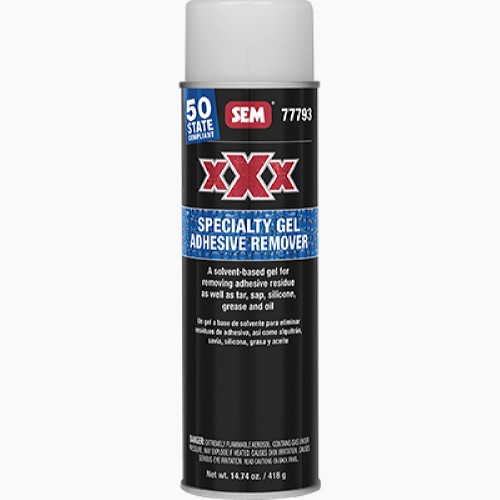 SEM 77793, XXX Specialty Gel Adhesive Remover, 20 oz. Aerosol Can, 1ea